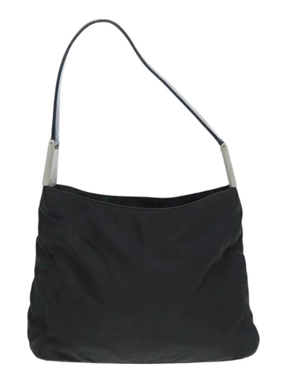 PRADA Hand Bag Nylon Black Auth